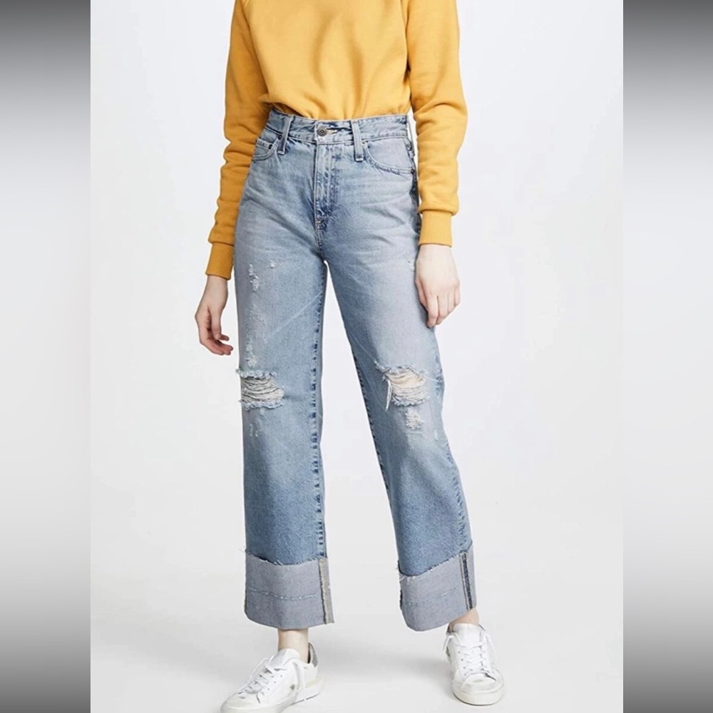 AG Tomas High Rise Baggy Straight Leg Jean 26